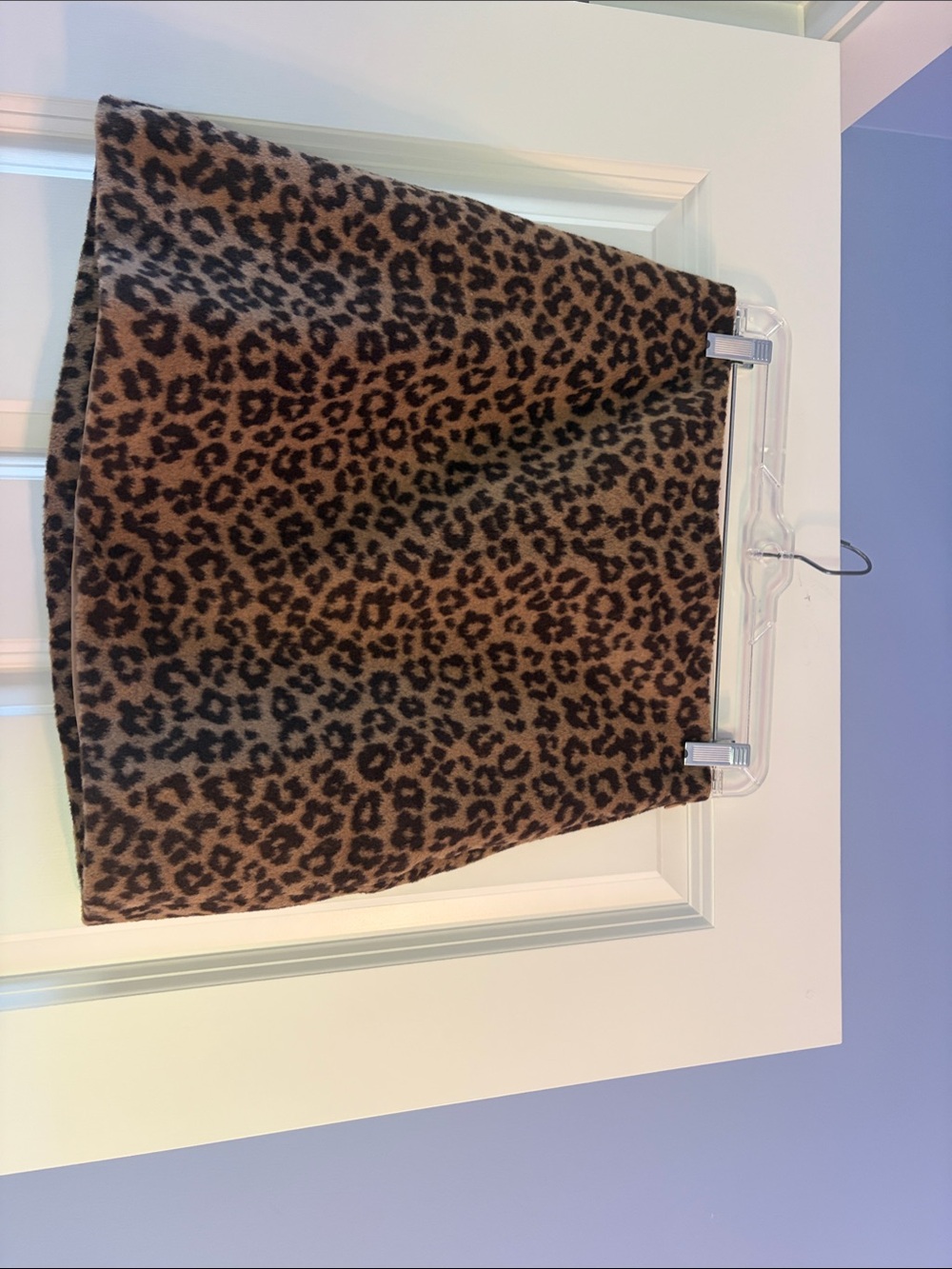 LOFT Leopard Print Mini Skirt - Brown & Black